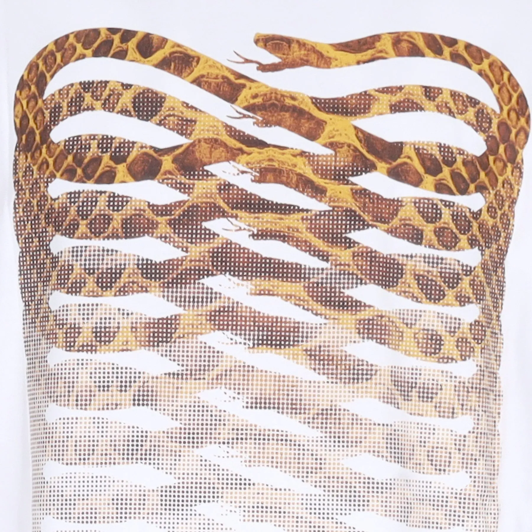 Maglietta Uomo Ribs Skin Tee White
