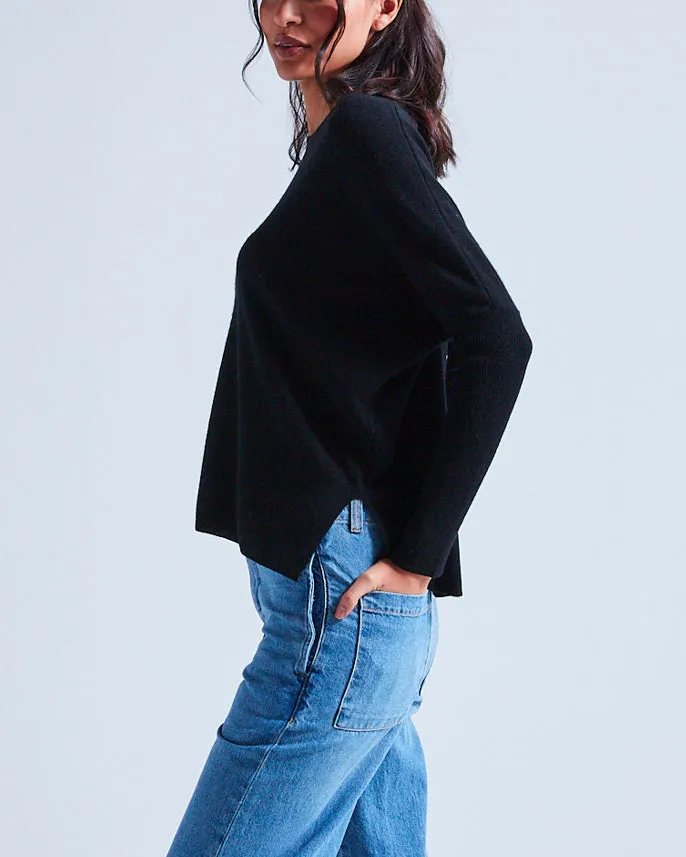Maglione cashmere nero