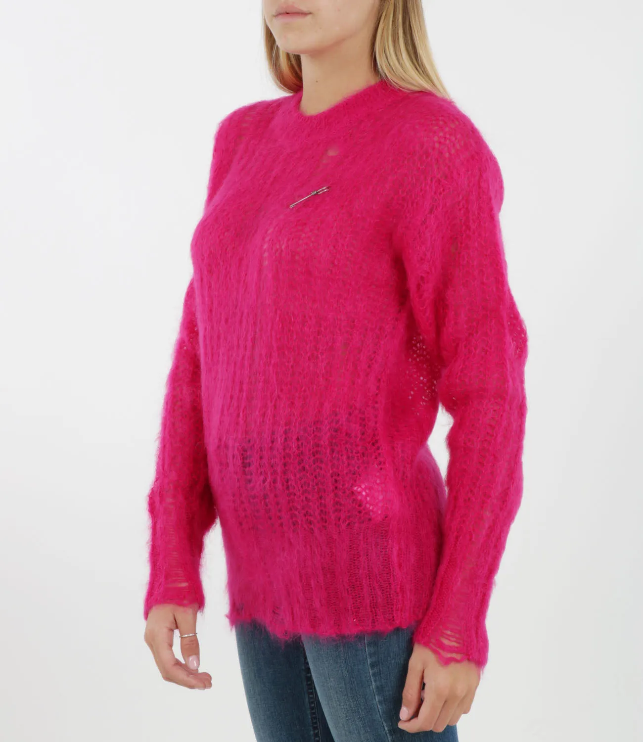 Maglione con effetto vissuto