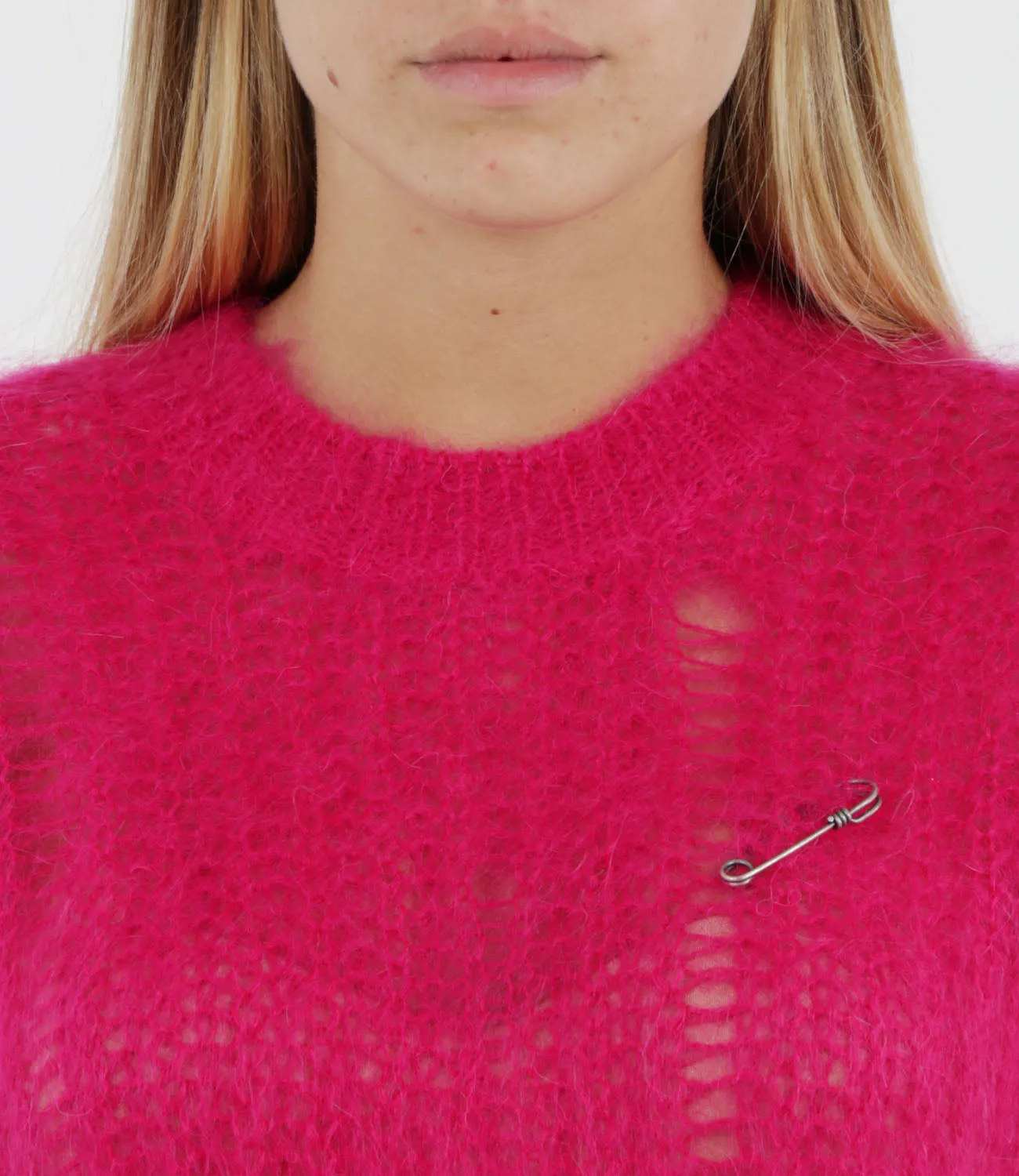 Maglione con effetto vissuto