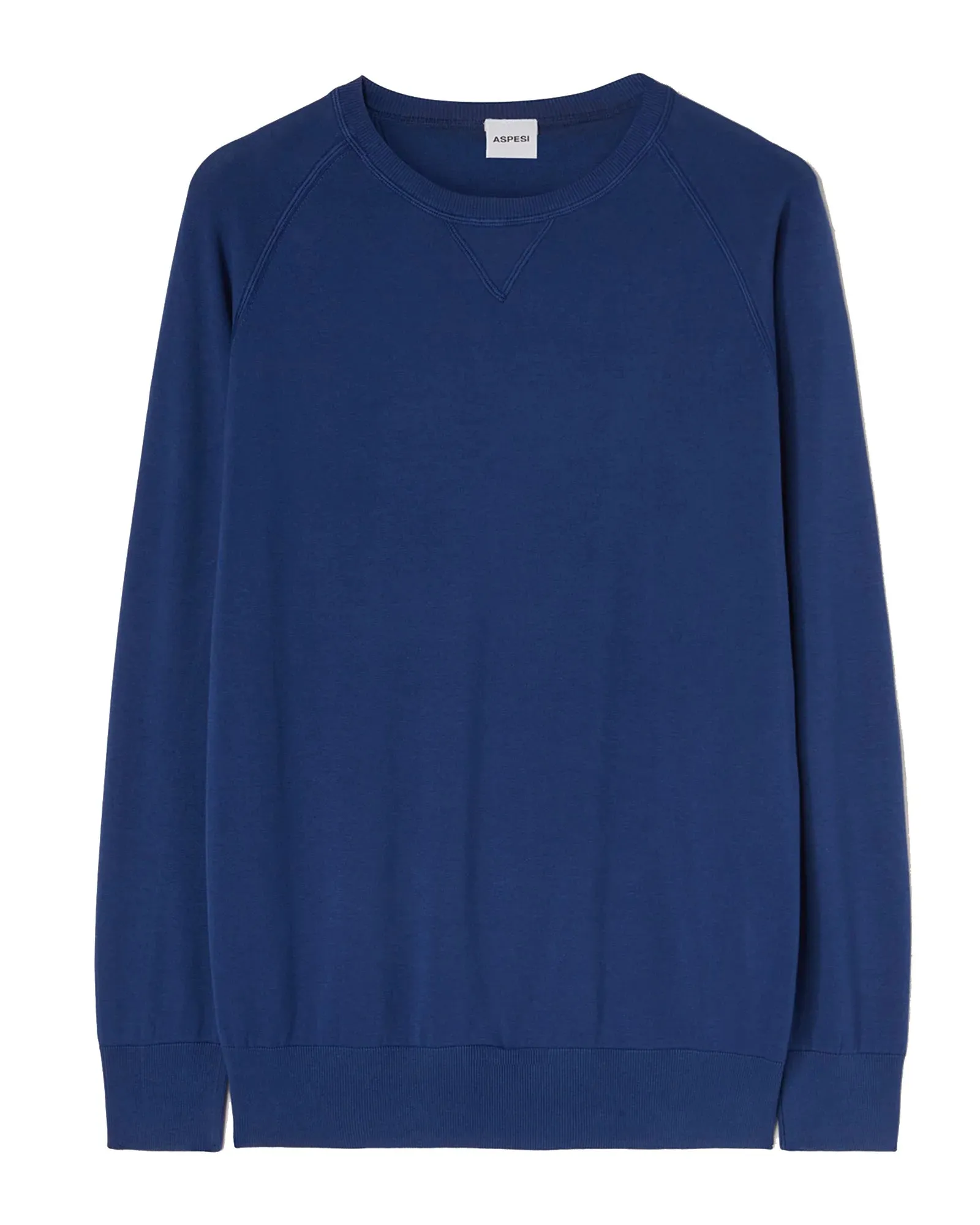 Maglione cotone bluette