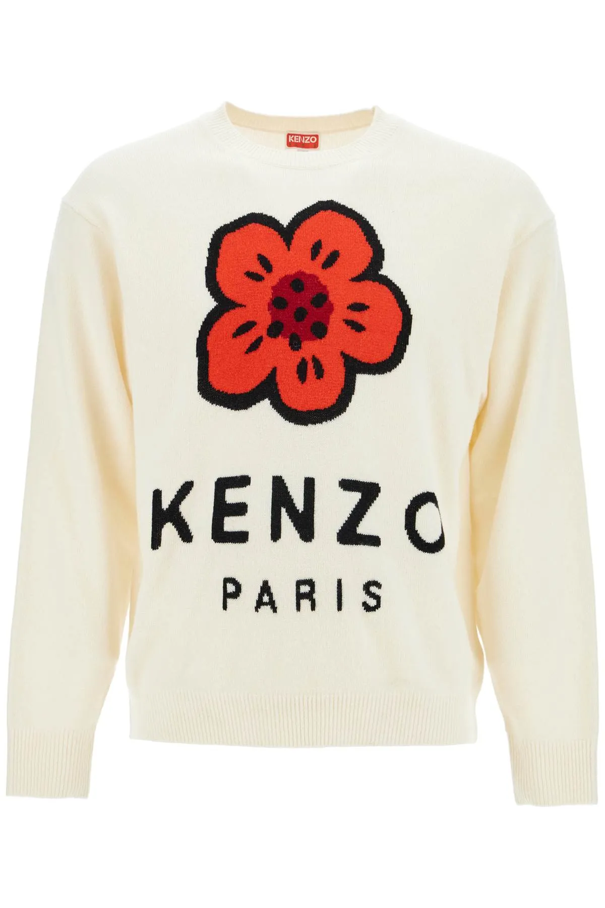 Maglione di lana di fiori di boke kenzo