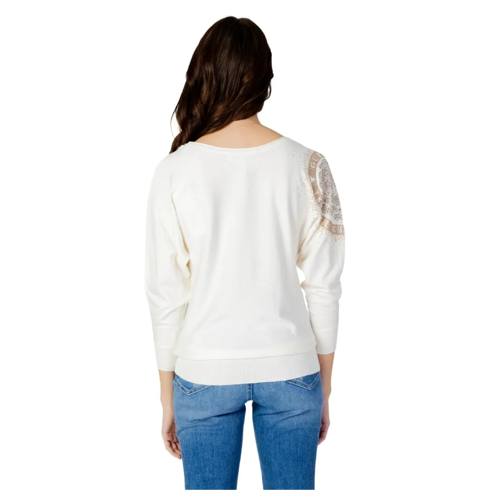 Maglione Guess leslie logo bat sleeve
