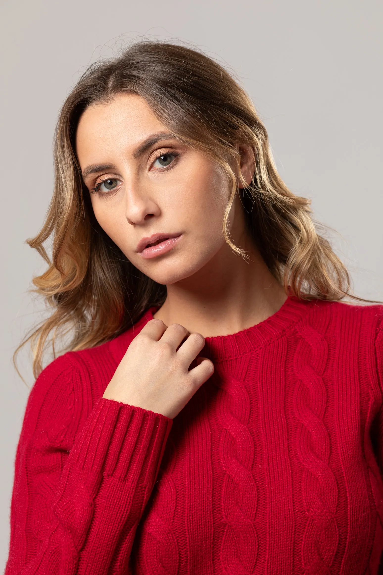 Maglione Trecce Grandi