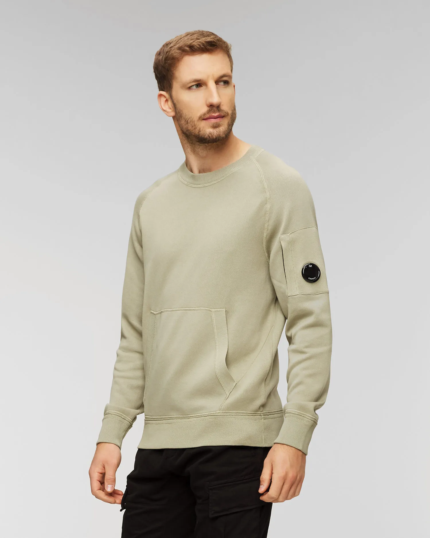 Maglione verde da uomo C.P. Company 15cmkn064a005805g-335