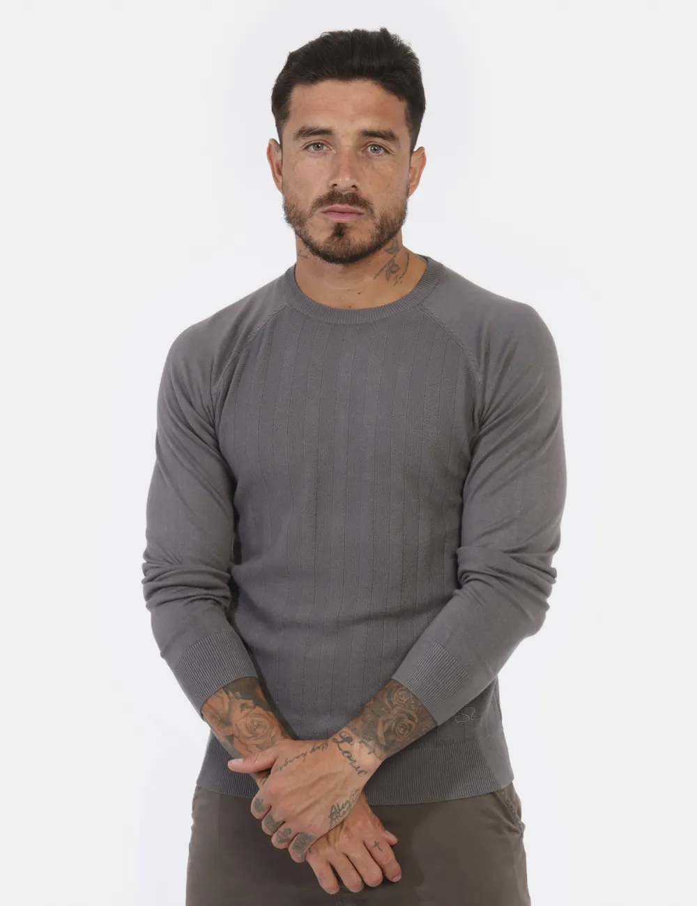 Maglione Yes Zee Grigio