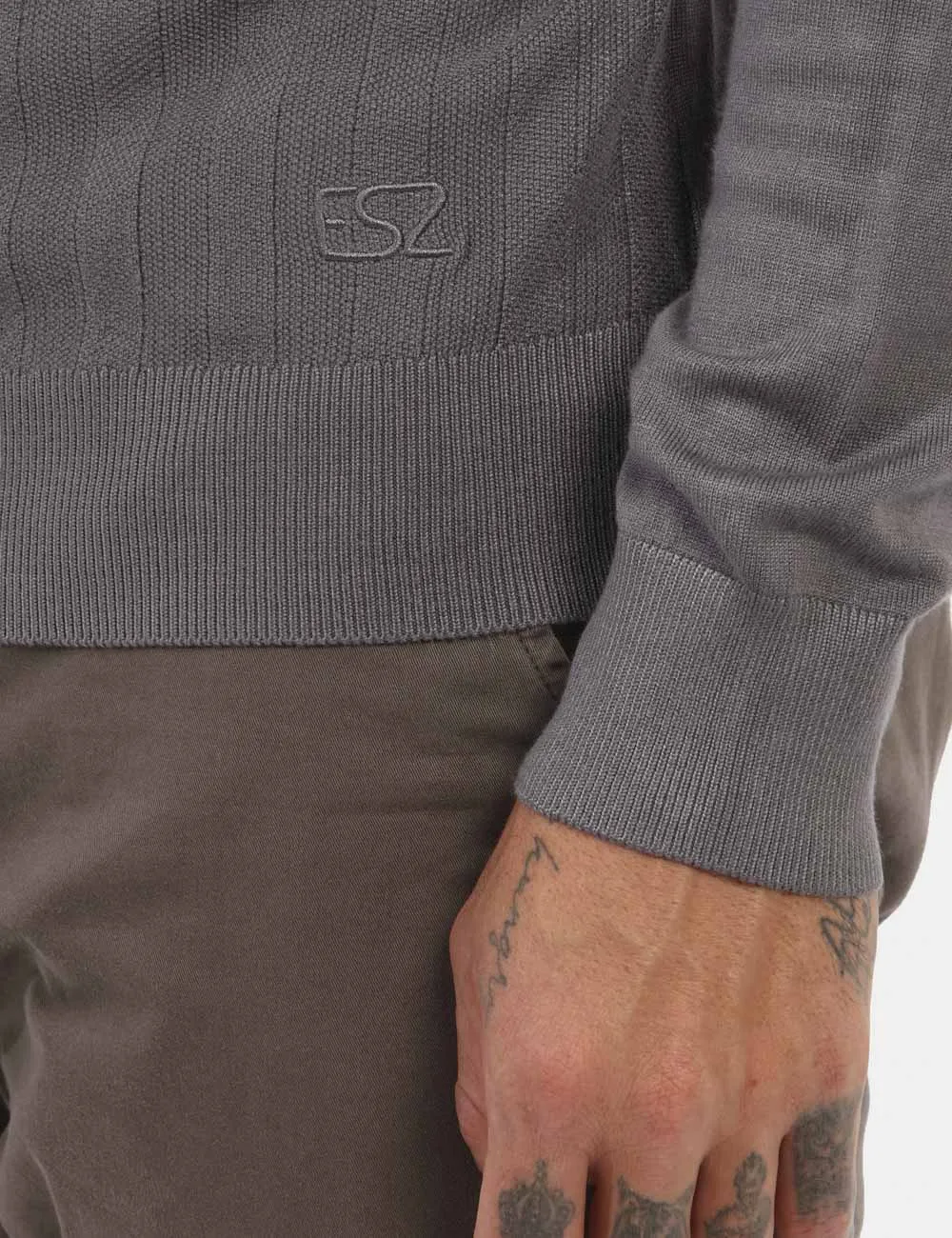 Maglione Yes Zee Grigio