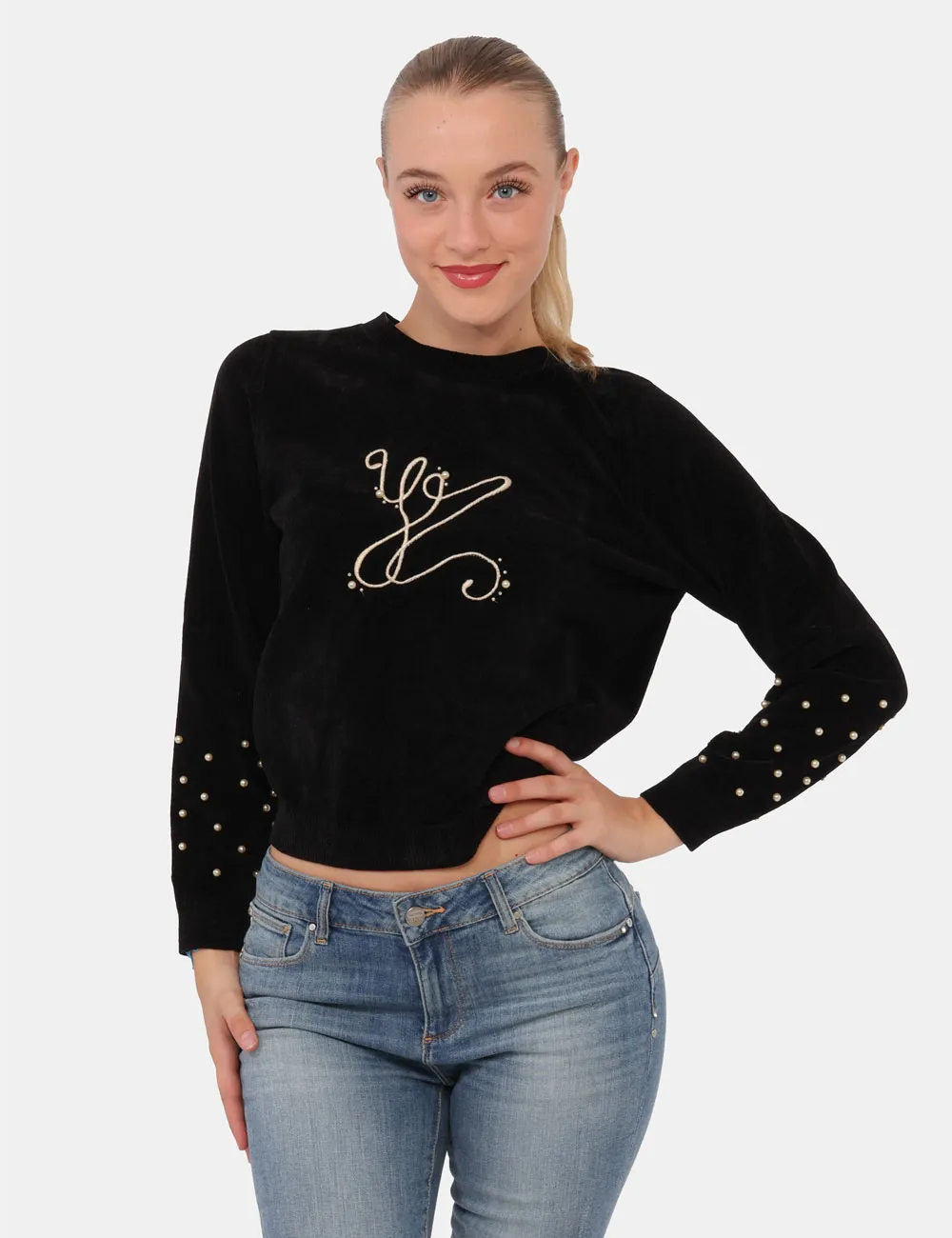 Maglione Yes Zee Nero