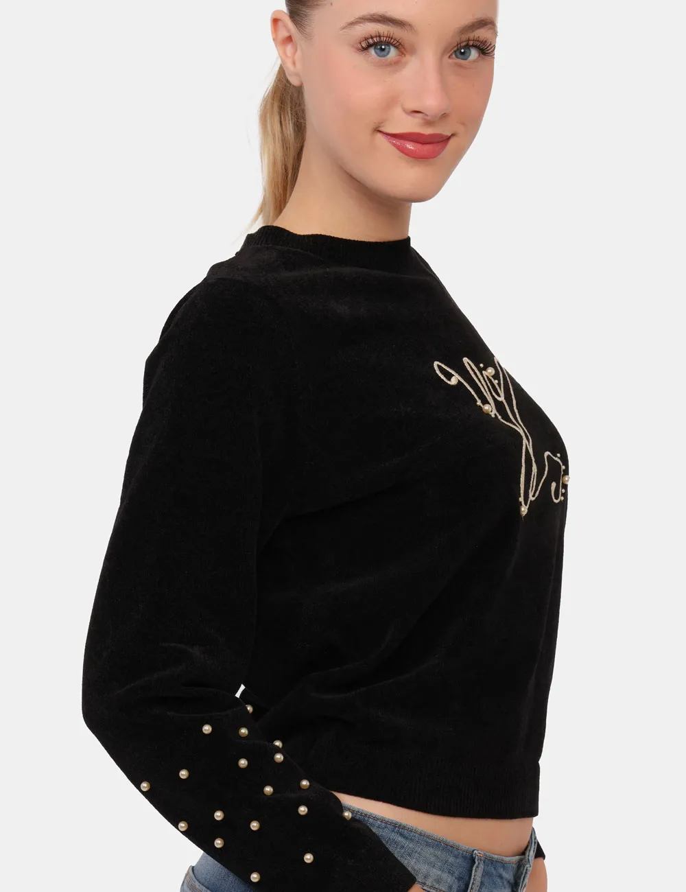 Maglione Yes Zee Nero
