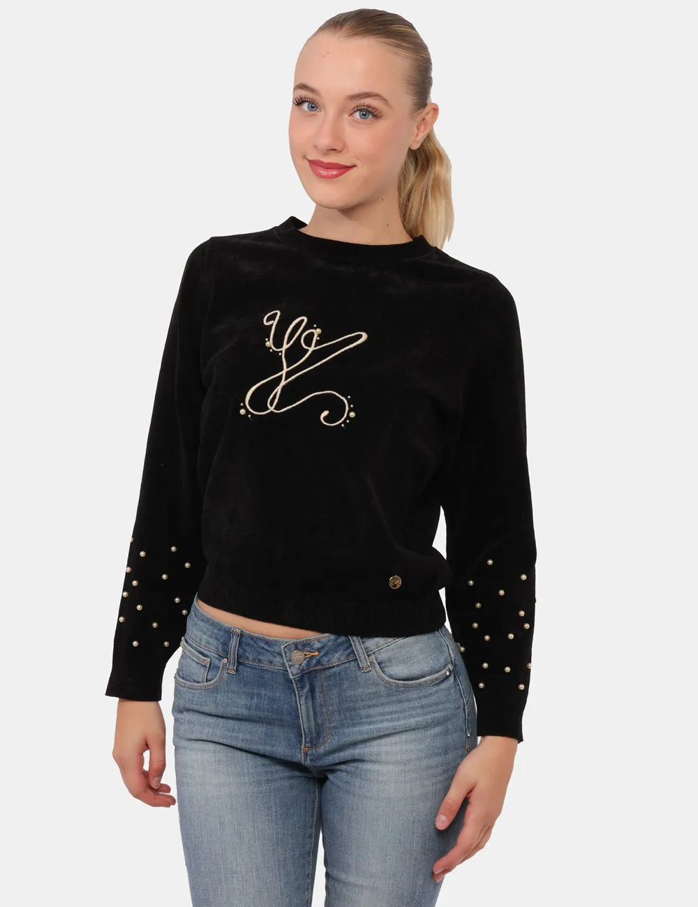 Maglione Yes Zee Nero