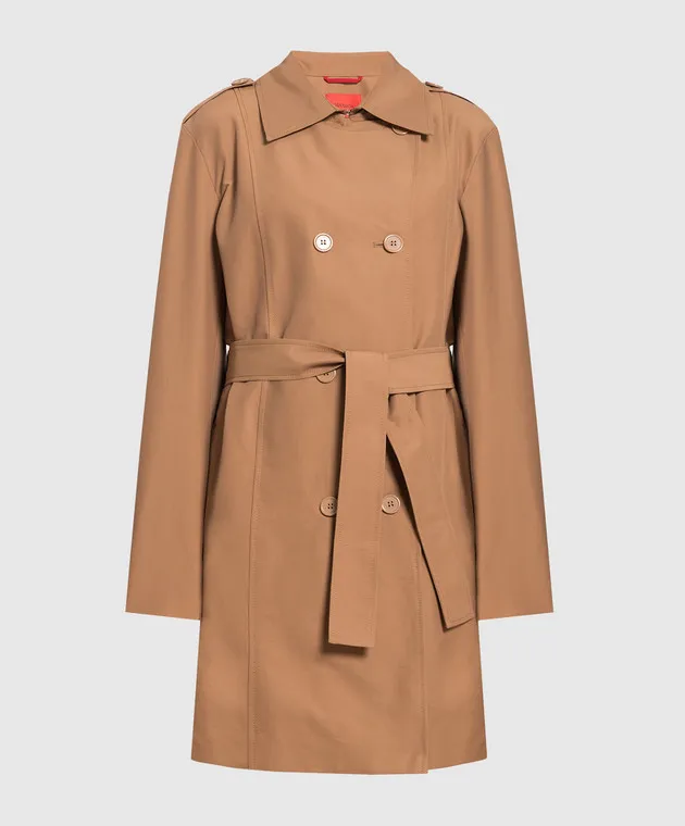 Max & Co Impermeabile doppiopetto marrone MILOVE