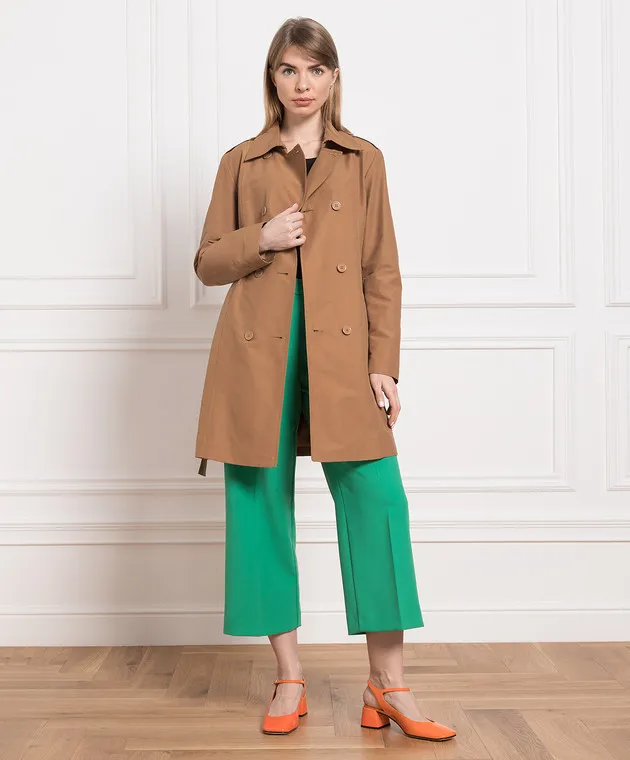 Max & Co Impermeabile doppiopetto marrone MILOVE
