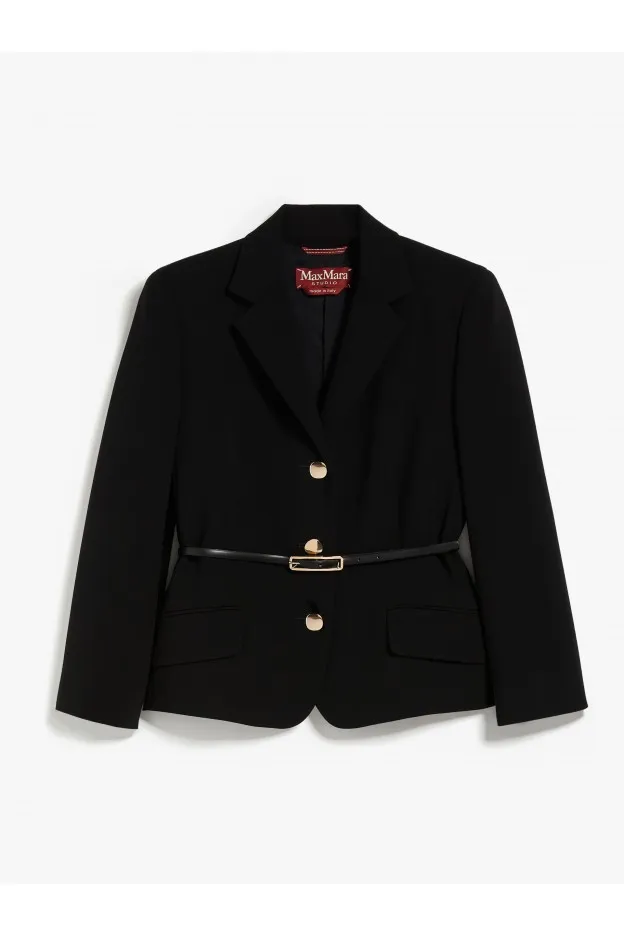 Max Mara Cancan Giacca in cady con cintura