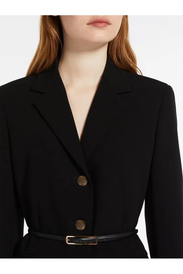 Max Mara Cancan Giacca in cady con cintura