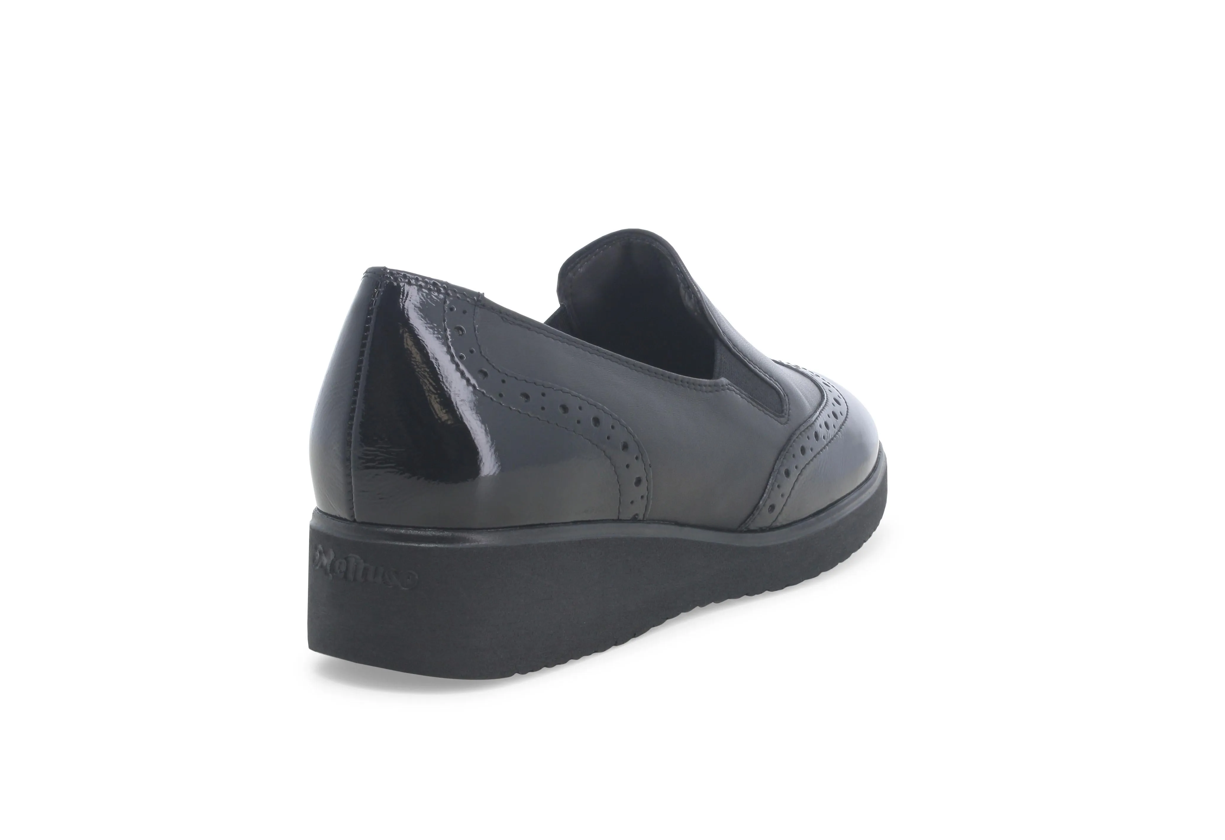 Melluso Scarpe Invernali Slip-on 2 Elastici Zeppa Tomaia Pelle