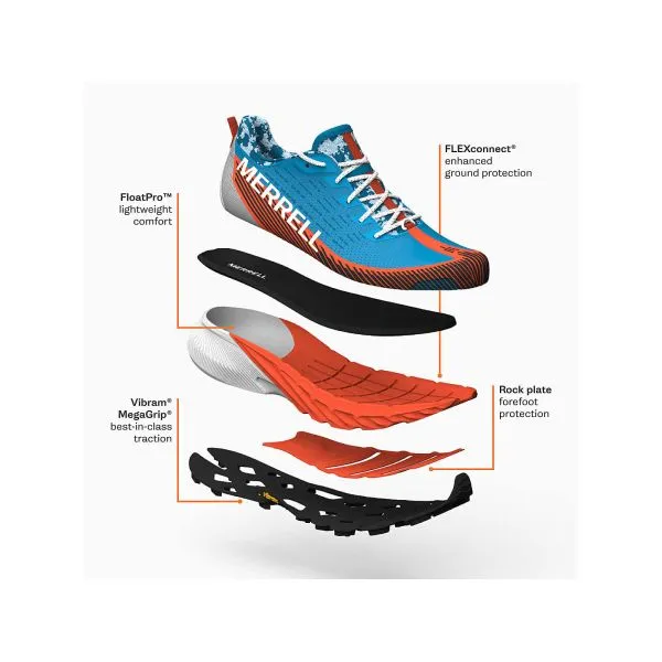 MERRELL AGILITY PEAK 5 GTX WOMENS Oyster/Coyote scarpa trail running impermeabile donna