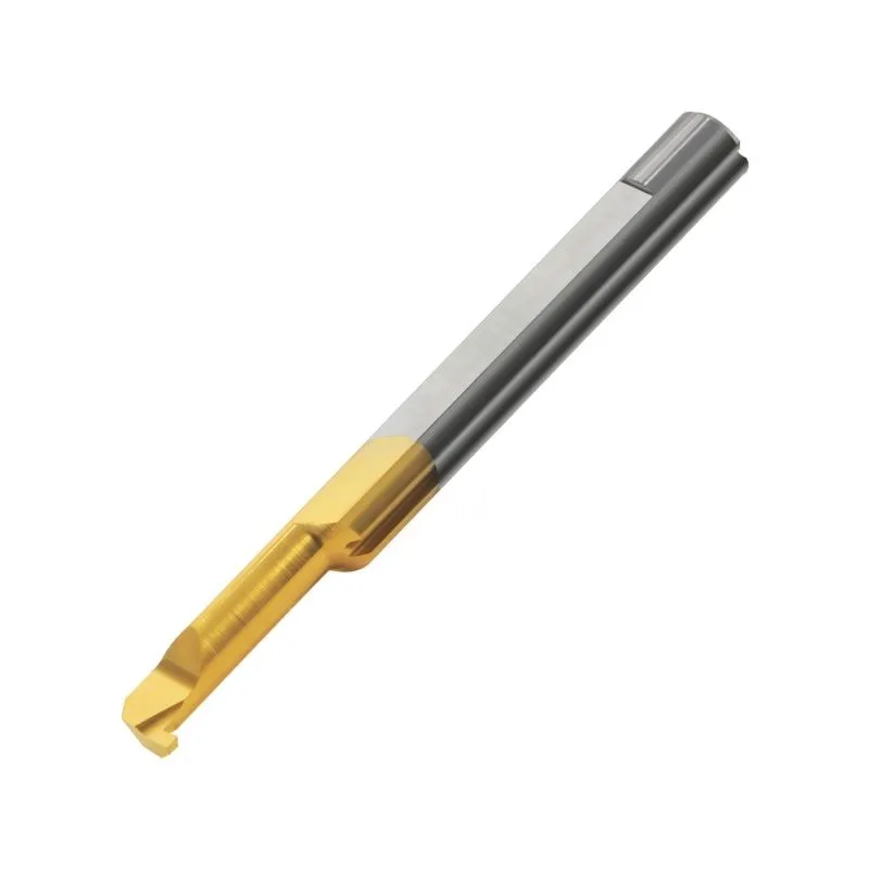 MGR7B1.5L22K20 Micro Bareno destro per scanalatura Tiny Tools Carmex in metallo duro K20, fantina mobile