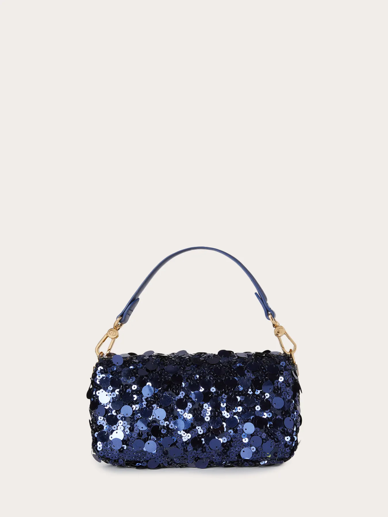 Mini Bag ricamata con paillettes