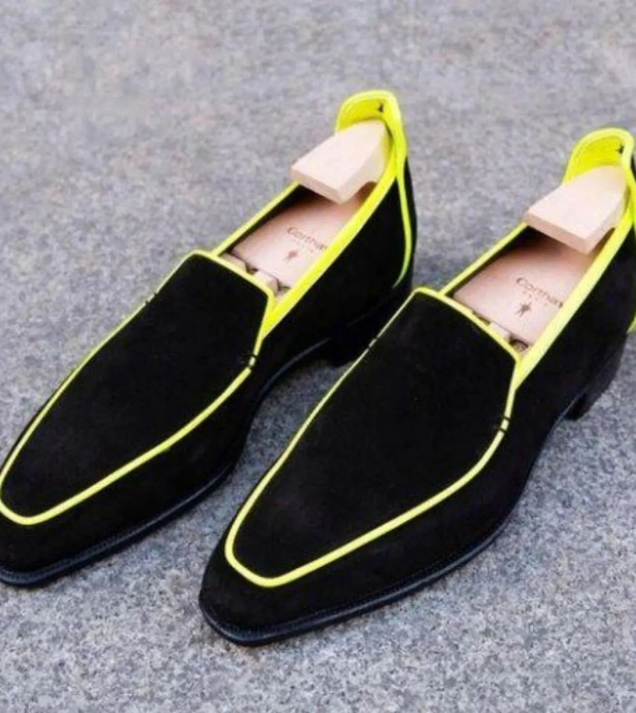 Mocassini Scarpe da uomo Finta pelle scamosciata Cuciture Pu Tinta unita Moda Classico Business Casual Matrimonio Quotidiano Pun