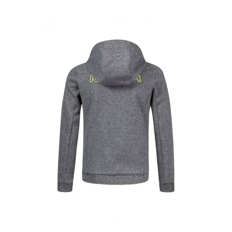 MONTURA SPORT HOODY MAGLIA KIDS GRIGIO CHIARO/VERDE LIME