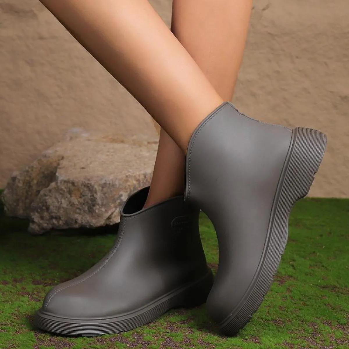 New Trend Donna Stivali Chelsea invernali Scarpe con plateau 2023 Stivali da moto alla caviglia moda Knight Goth Casual Snow Lad