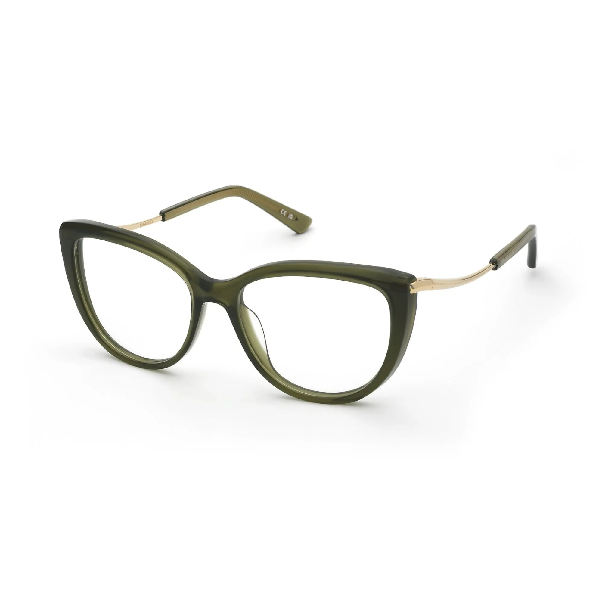   Nina Ricci VNR412 - 0M26 Verde Trasparente | Occhiale Da Vista Donna 