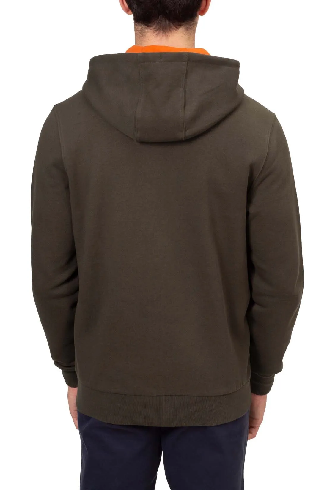 NORTH SAILS Felpa invernale uomo con zip e cappuccio