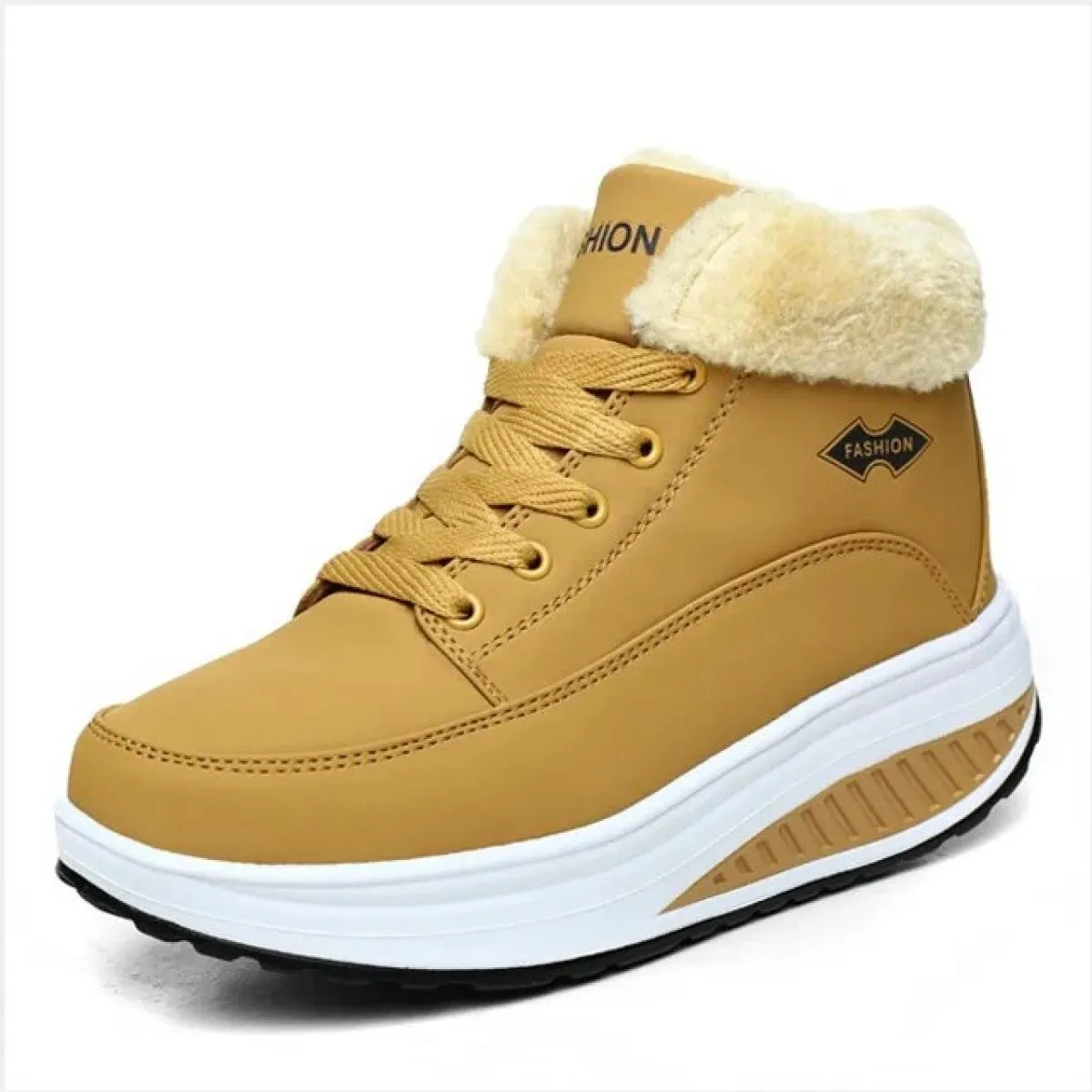 Nuovi stivali rampicanti da donna Scarpe con plateau da donna Stivali da neve caldi in peluche Stivali invernali da donna Pantof