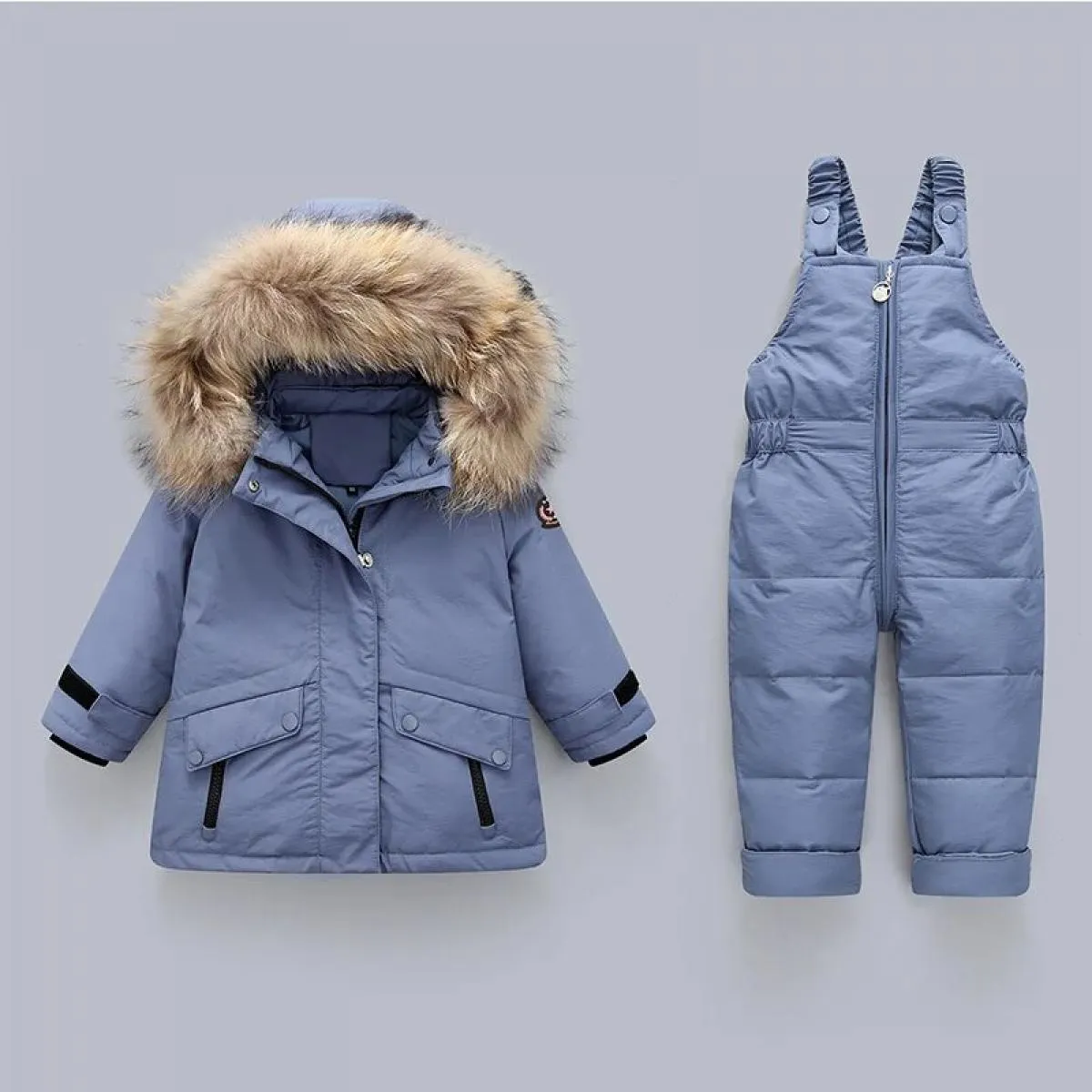 Nuovo piumino per bambini pantaloni per ragazzi addensare set di abbigliamento per bambini 1 5 anni cappotto caldo invernale per