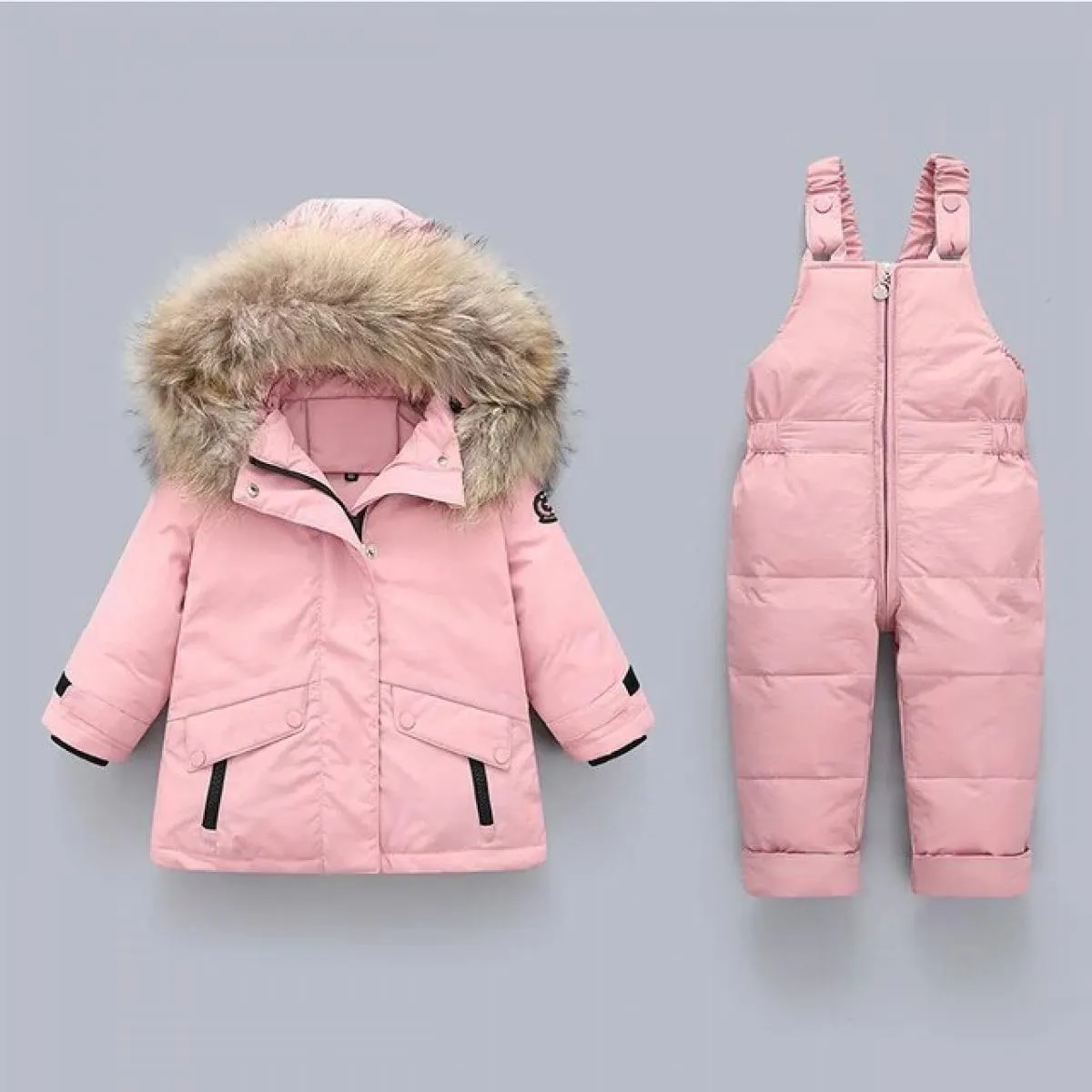 Nuovo piumino per bambini pantaloni per ragazzi addensare set di abbigliamento per bambini 1 5 anni cappotto caldo invernale per
