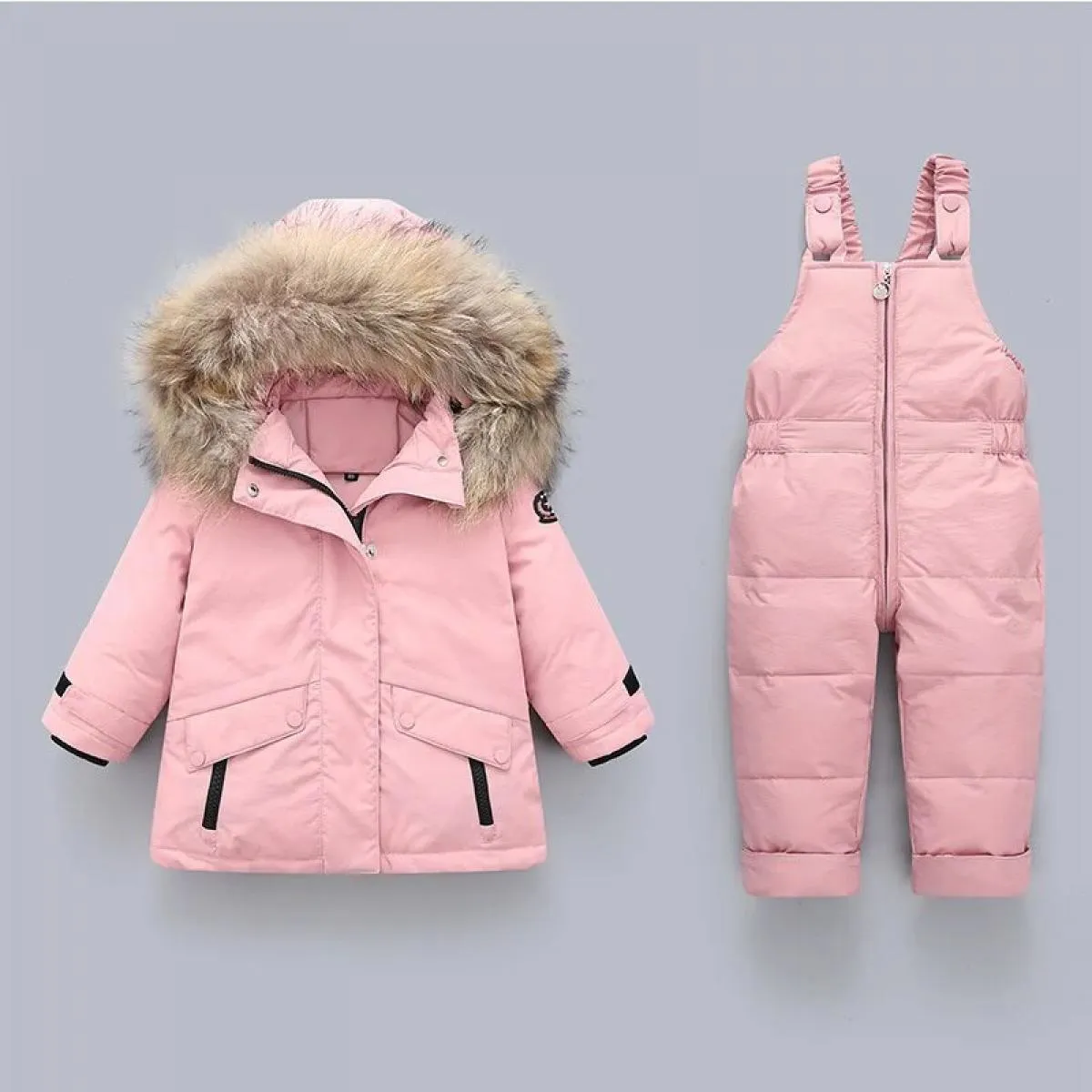 Nuovo piumino per bambini pantaloni per ragazzi addensare set di abbigliamento per bambini 1 5 anni cappotto caldo invernale per