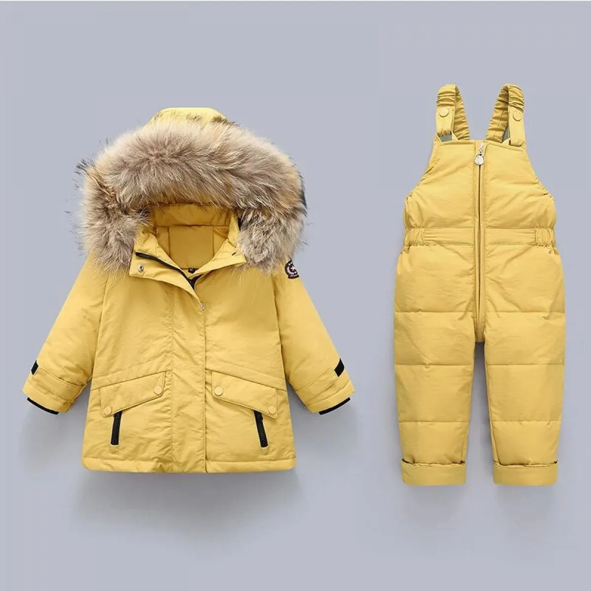 Nuovo piumino per bambini pantaloni per ragazzi addensare set di abbigliamento per bambini 1 5 anni cappotto caldo invernale per