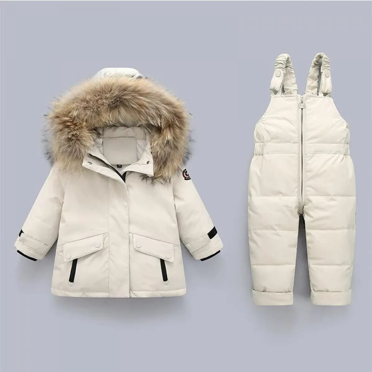 Nuovo piumino per bambini pantaloni per ragazzi addensare set di abbigliamento per bambini 1 5 anni cappotto caldo invernale per