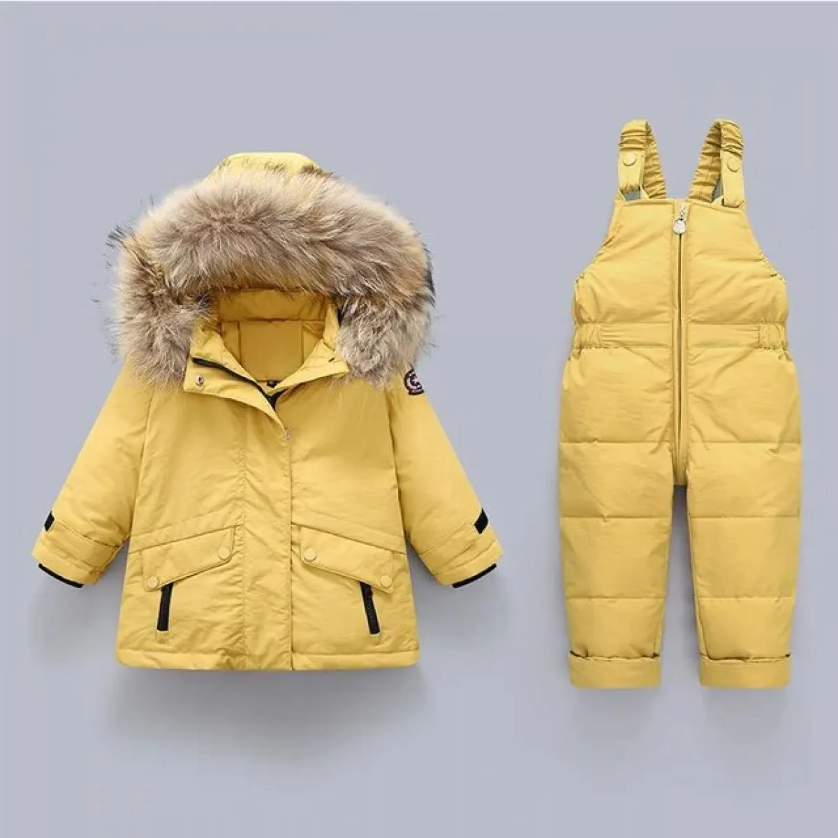 Nuovo piumino per bambini pantaloni per ragazzi addensare set di abbigliamento per bambini 1 5 anni cappotto caldo invernale per