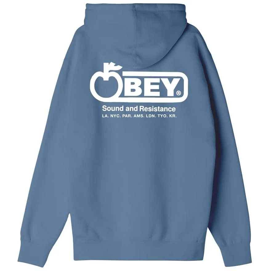 Obey Sound Resistance Box Fit Premium Hooded Fle