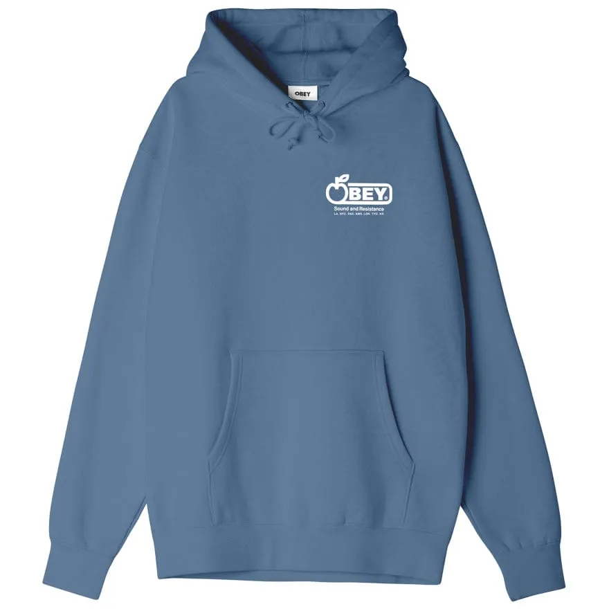 Obey Sound Resistance Box Fit Premium Hooded Fle