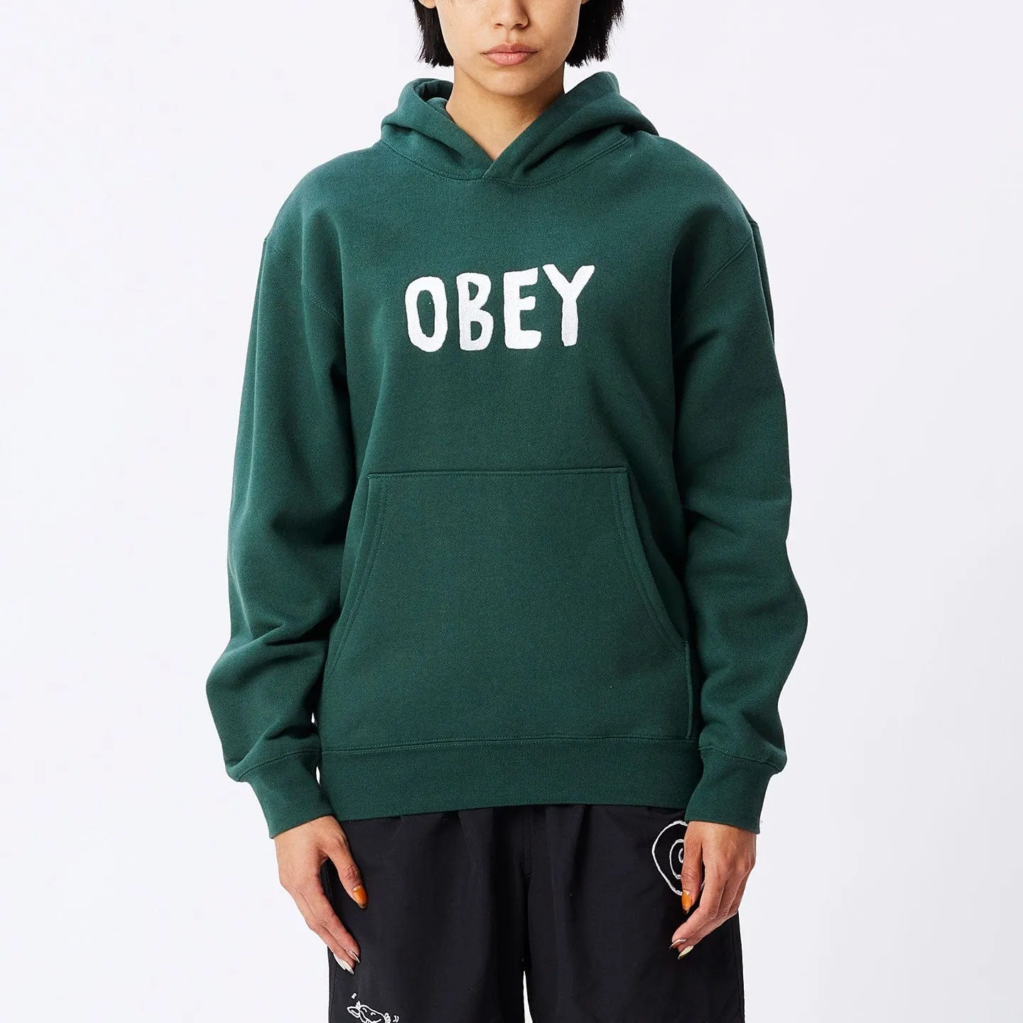 OG TYPE EXTRA HOODED PREMIUM FLEECE - DARK CEDAR