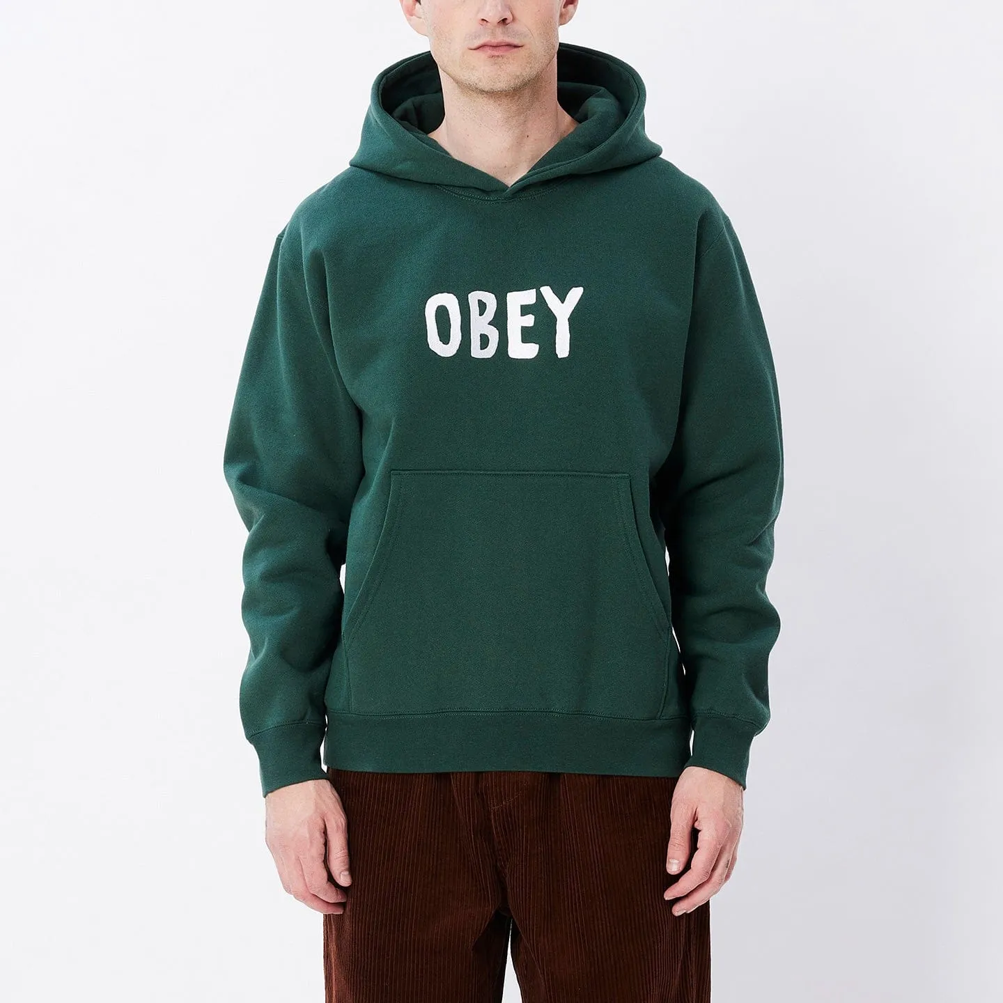 OG TYPE EXTRA HOODED PREMIUM FLEECE - DARK CEDAR