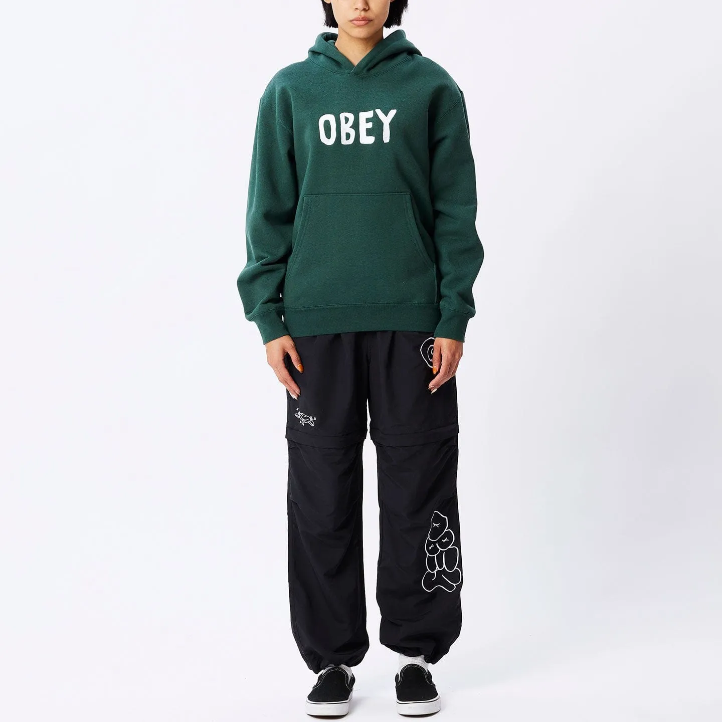 OG TYPE EXTRA HOODED PREMIUM FLEECE - DARK CEDAR