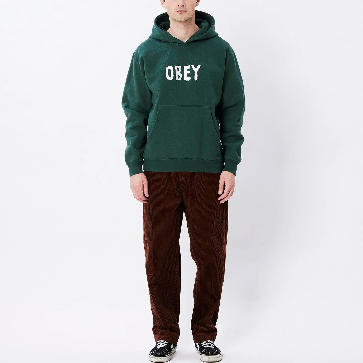 OG TYPE EXTRA HOODED PREMIUM FLEECE - DARK CEDAR