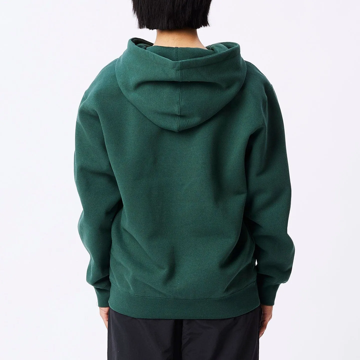 OG TYPE EXTRA HOODED PREMIUM FLEECE - DARK CEDAR