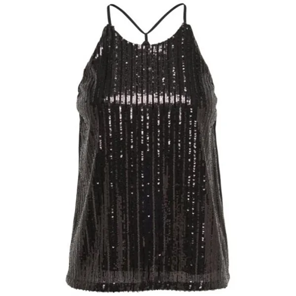 Only top impreziosito con paillettes