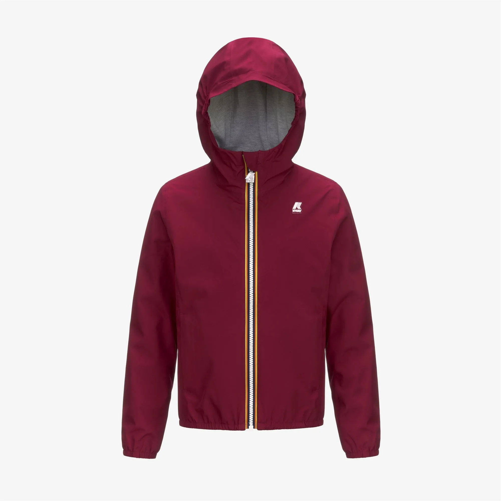 P. LILY STRETCH POLY JERSEY RED DK