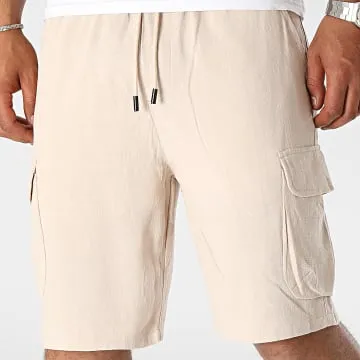 Pantaloncini Cargo color cammello