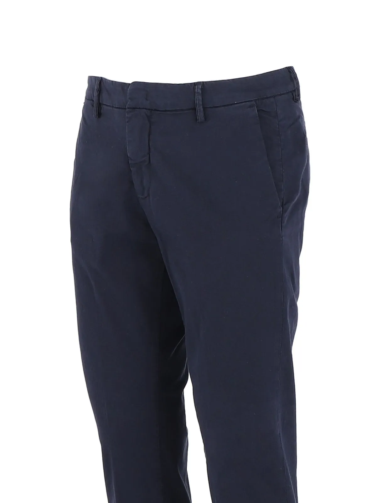PANTALONE BLU "FIORENTINO" IN COTONE