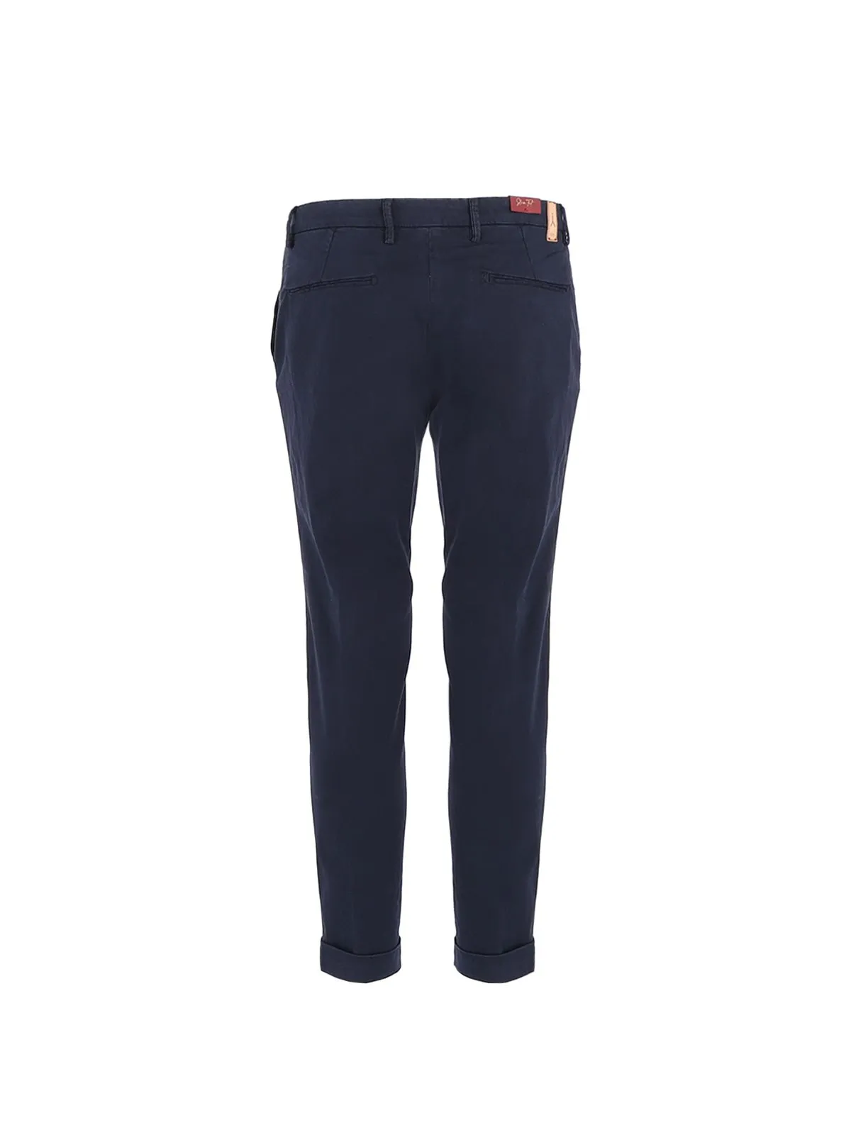 PANTALONE BLU "FIORENTINO" IN COTONE