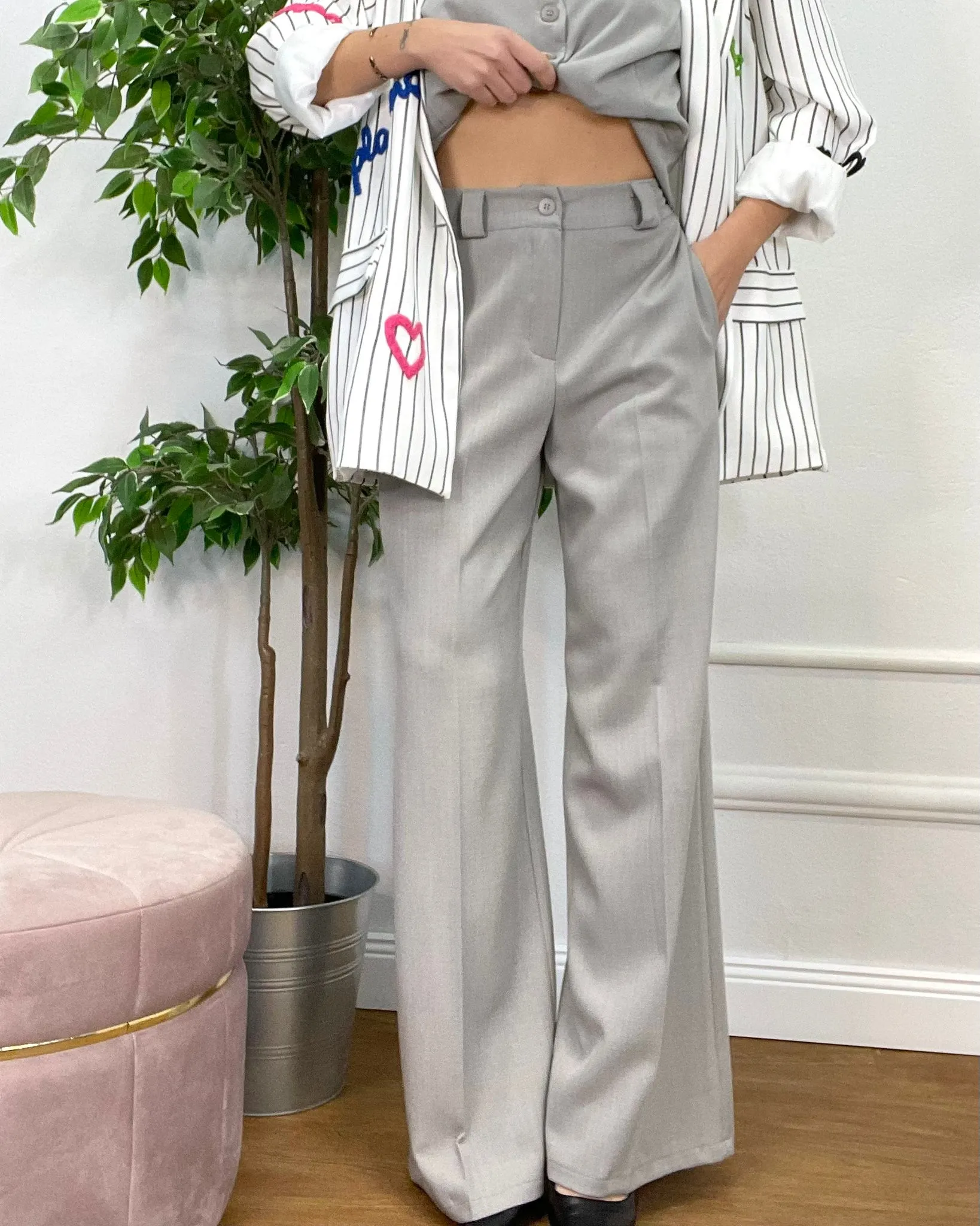 PANTALONE COMPLETO ALEXIA 631 grigio