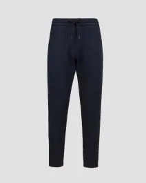 Pantaloni blu scuro in lana da uomo Dondup Pantalone Dom