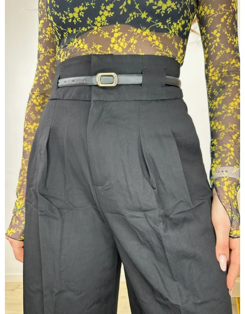 PANTALONI CAMELIA NERO