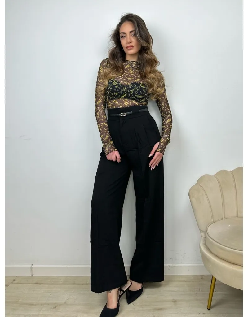PANTALONI CAMELIA NERO